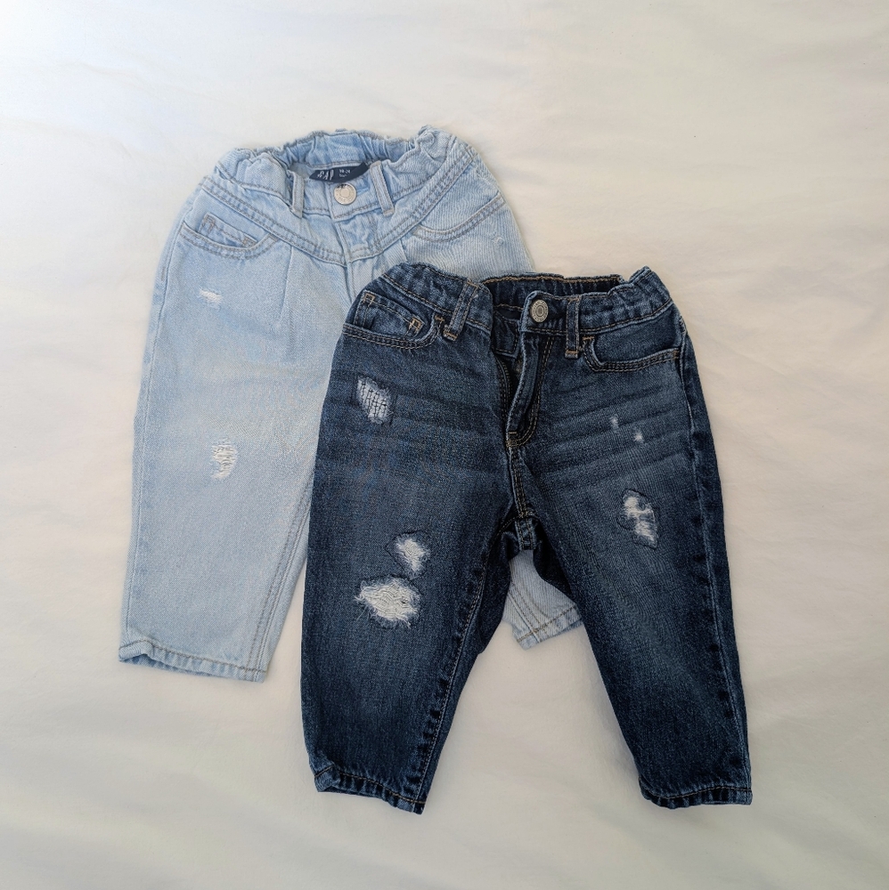 Gap Denim Jeans Bundle 18-24 Mos.